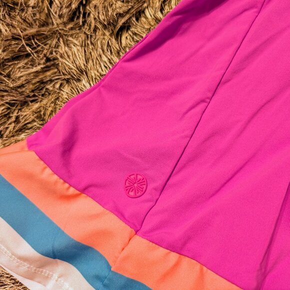 SOLD Lilly Pulitzer Loren Luxletic Tennis Skort Size M Amethyst Stripe NWOT $108 - Picture 6 of 9